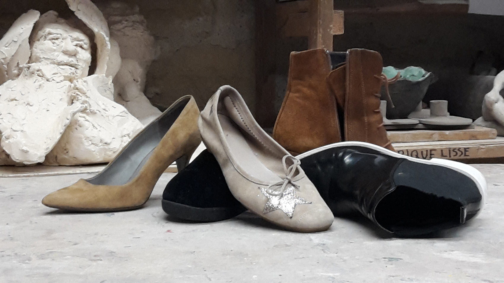 nature morte de chaussures