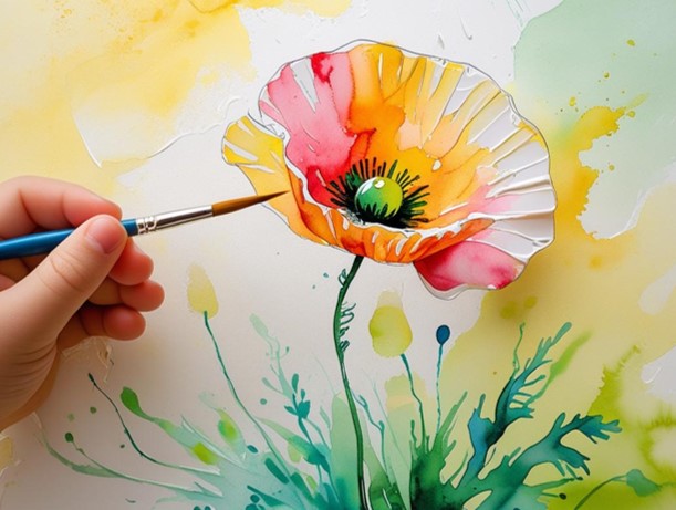Dessiner et peindre des fleurs