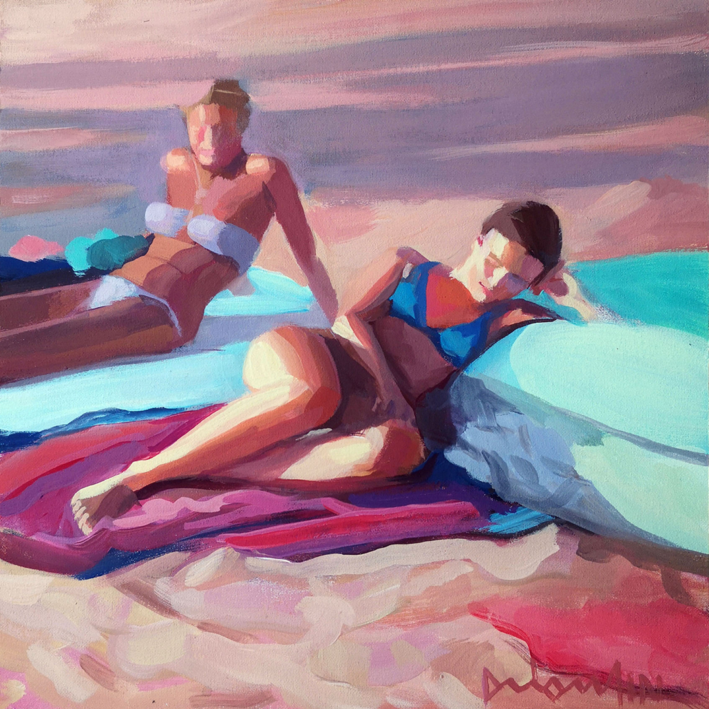 Peinture vinylique - Delphine Lelorrain