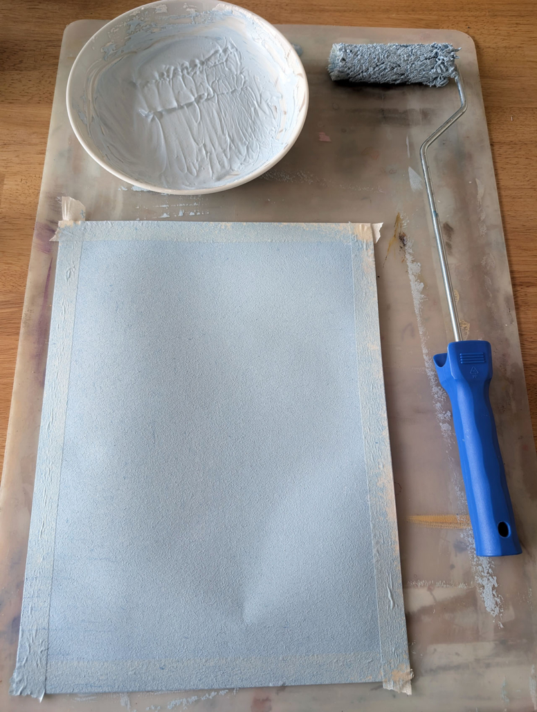 créer-son papier pour pastel sec - DIY