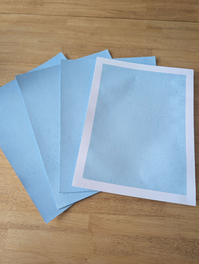 créer-son papier pour pastel sec - DIY