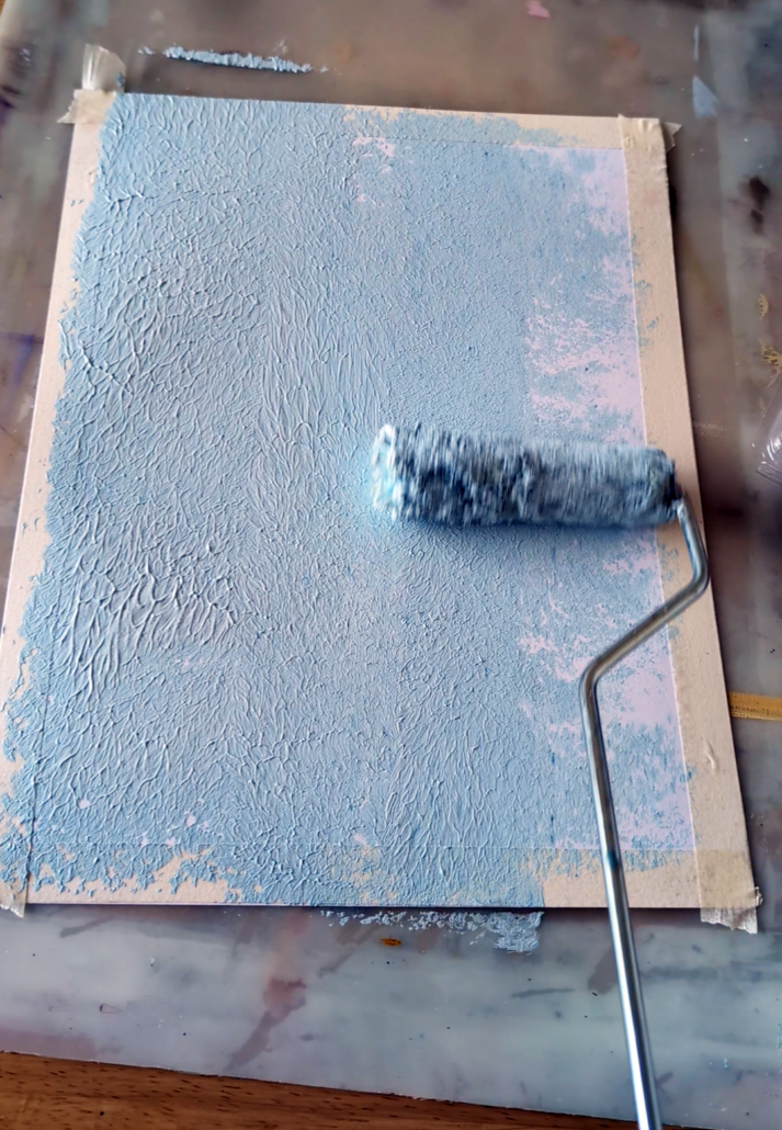 créer-son papier pour pastel sec - DIY