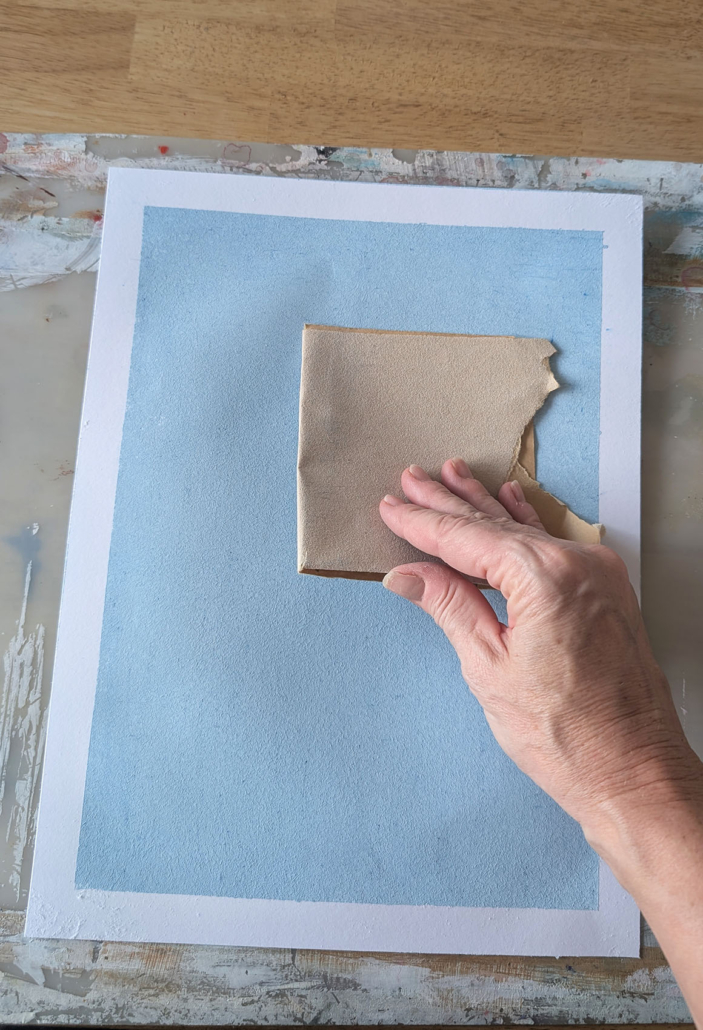 créer-son papier pour pastel sec - DIY